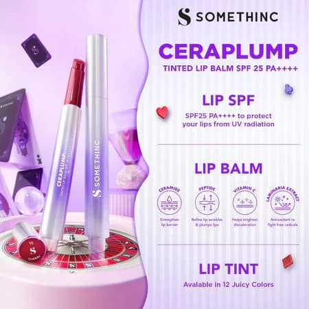 SOMETHINC Ceraplump Tinted Lip Balm spf25 PA++++
